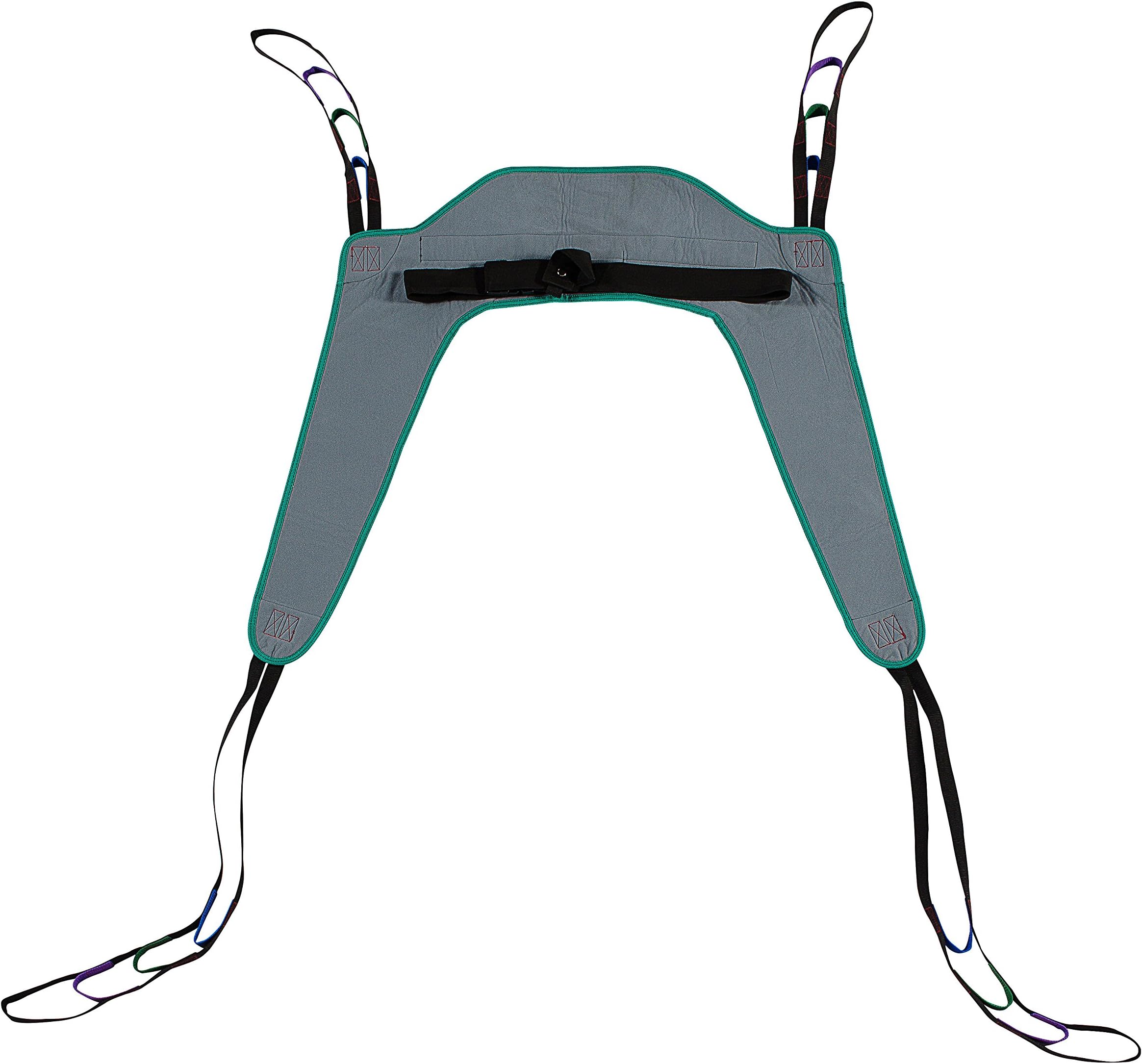 Toileting Patient Lift Sling, with Belt, Size Small, 450lb Weight Capacity