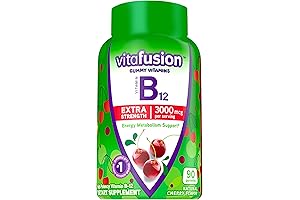 Vitafusion Maximum Strength Extra Energy Gummy Vitamins, Cherry Blast, 90 Ct.
