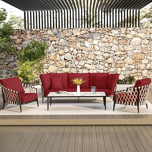 Miniatura 8 de hyha Fundas de cojín impermeables para sofá, fundas mágicas para sofá, lavables, fundas elásticas para cojín de asiento de sofá, fundas impermeables