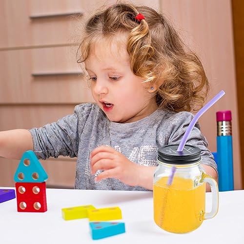 Miniatura 4 de Pajitas de silicona reutilizables, 16 popotes largos y flexibles con 4 cepillos de limpieza para vasos YetiRticOzark de 20 y 30 onzas, sin BPA, sin