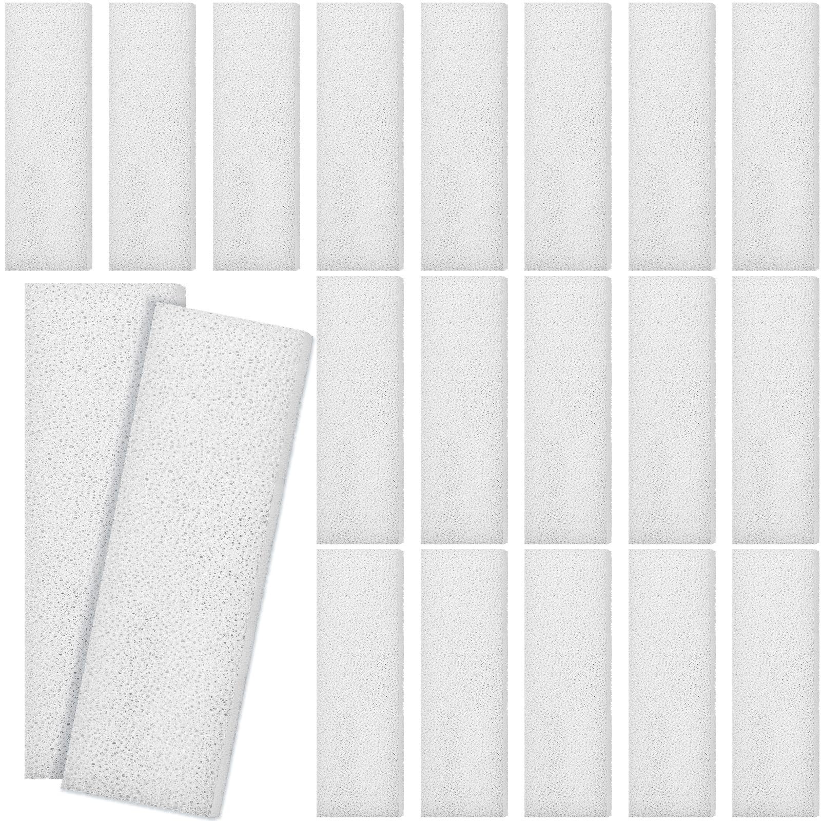 Nosiny 20 Pcs Filter Foam Pad Compatible with U3 Underwater Sponge Aquarium Underwater Filter Accessories Compatible for Aquarium, Fish Tank