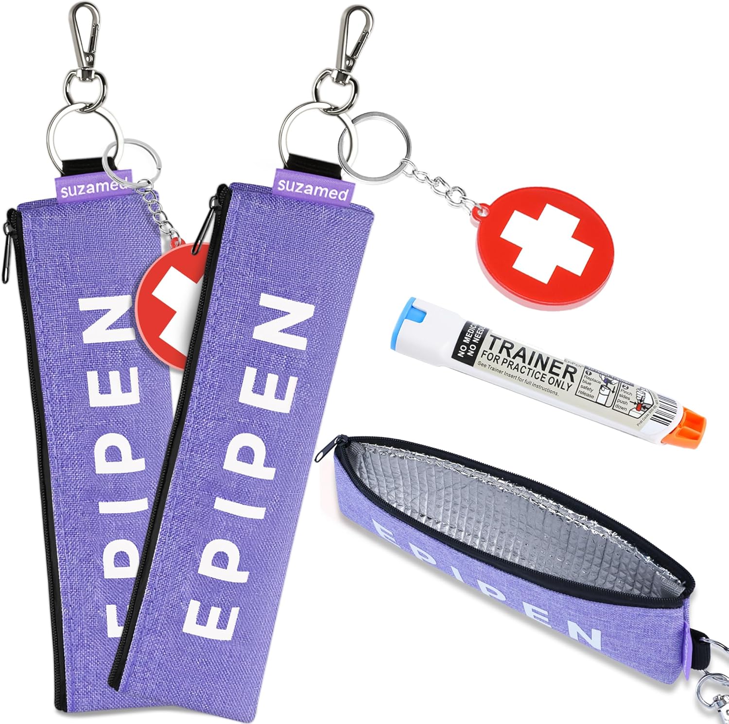 Amazon.com: Portable EpiPen Carry Case, Insulated Emergency Medical Bag ...