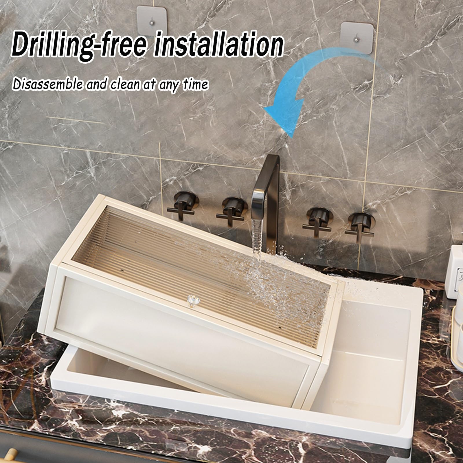 Botiquin Pared Armario De Pared De Baño ，Estanteria Baño Sobre El Inodoro Con Puertas，Gabinete De Almacenamiento De Baño，almacenamiento En Armario Mueble Baño Colgar Gran Capacidad Armario Baño Pared(