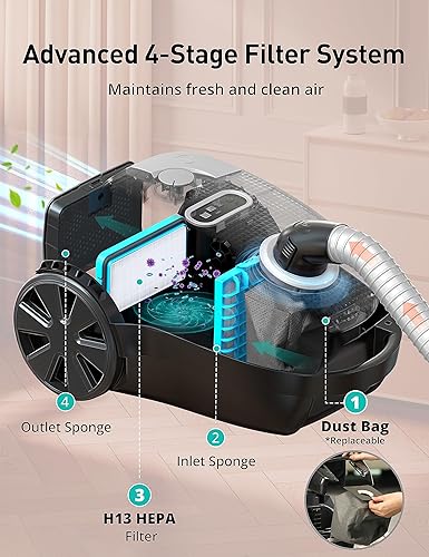 Miniatura 5 de Aspiron Aspiradora de recipiente, gris