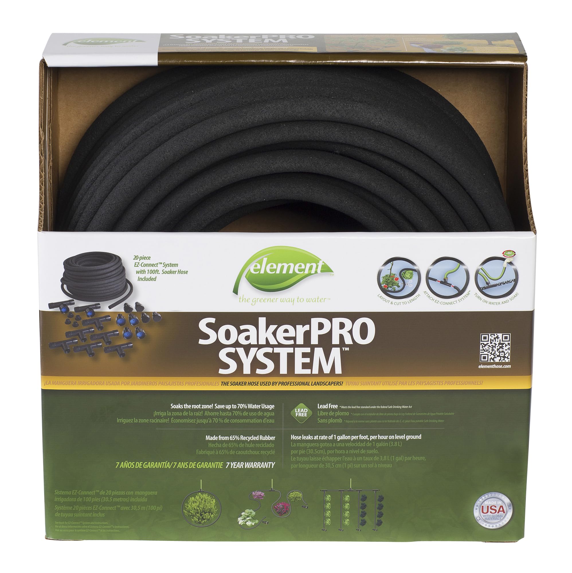 Element SoakerPRO System Soaker Hose Kit