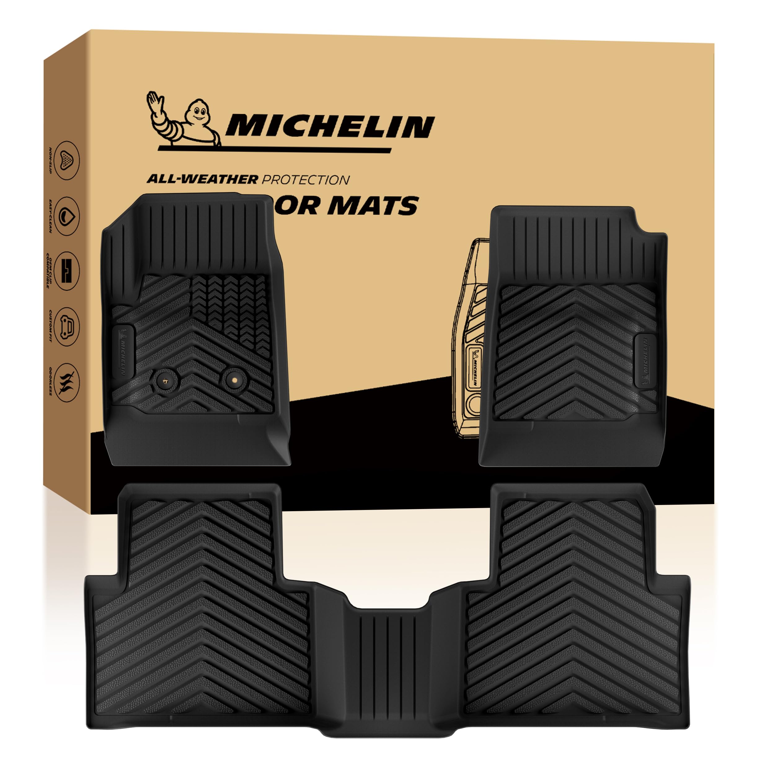 Michelin Vehicle Mat for 2015-2022 Chevy Colorado/GMC Canyon Crew Cab