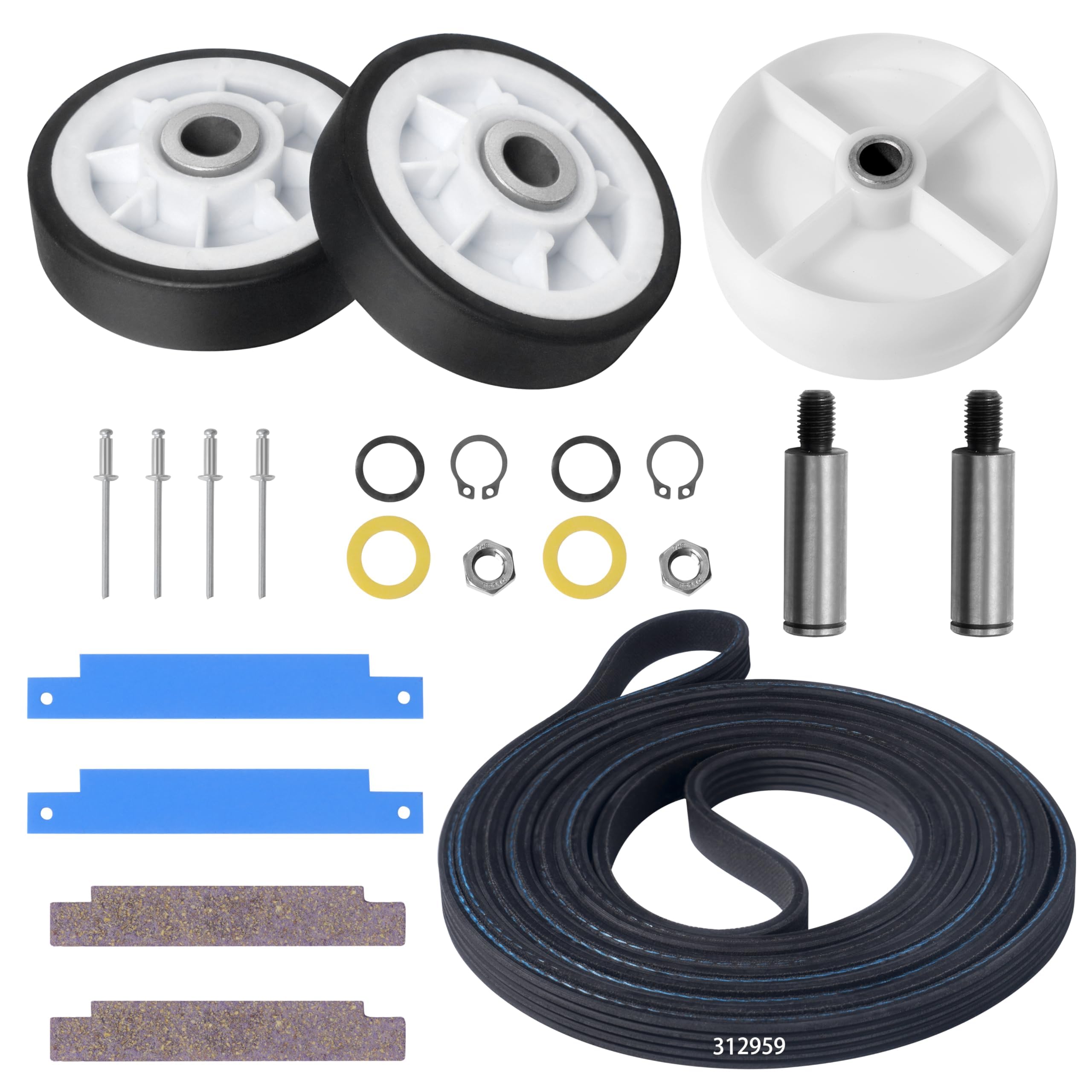 Amazon.com: Dryer Repair Kit - 312959 Drum Belt, 303373K