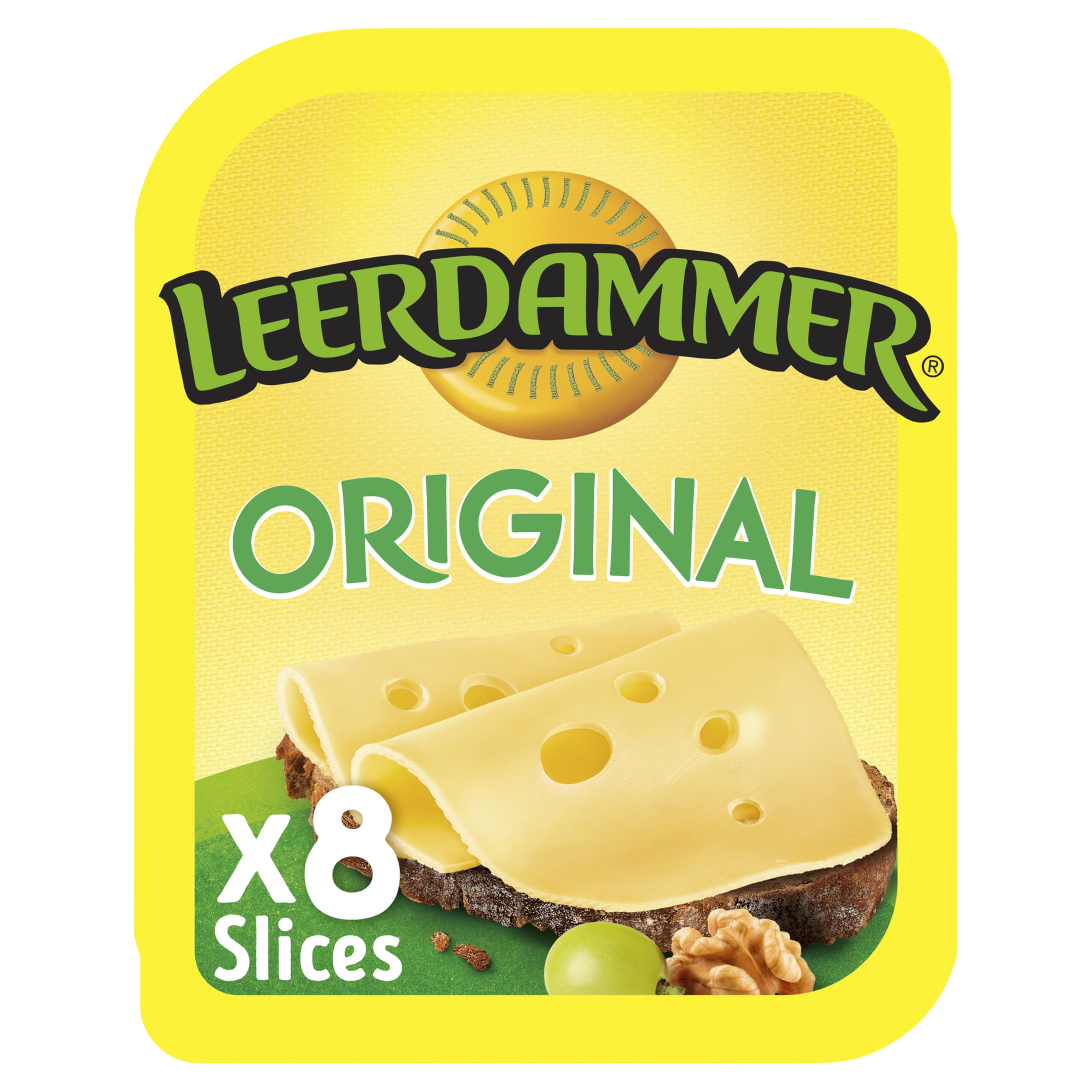 Leerdammer Original Cheese Slices, 160g (8 Slices)