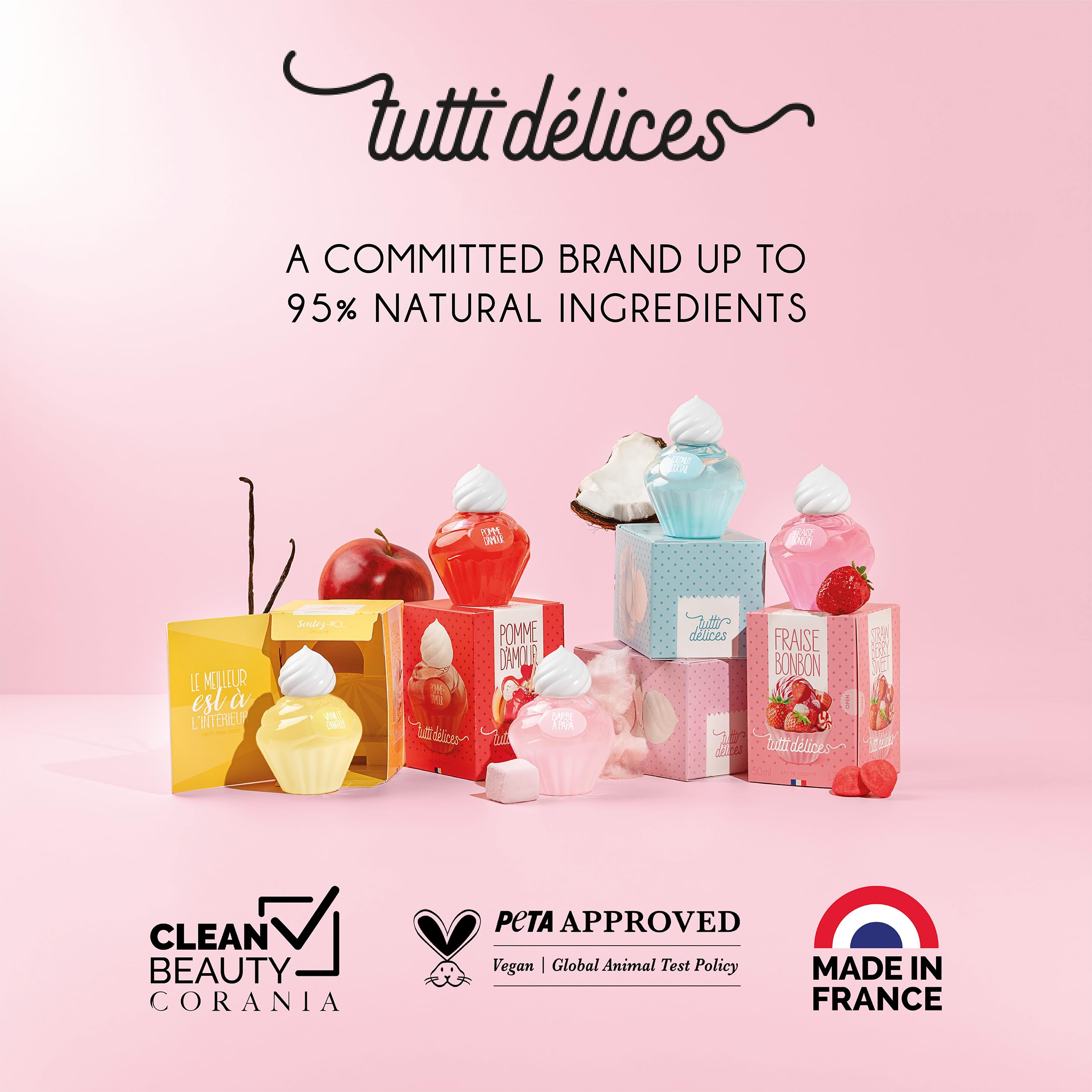 Tutti Delices | Vanille-Sahne | Eau de Toilette 50 ml - Gourmandes und fruchtiges Parfum für Damen