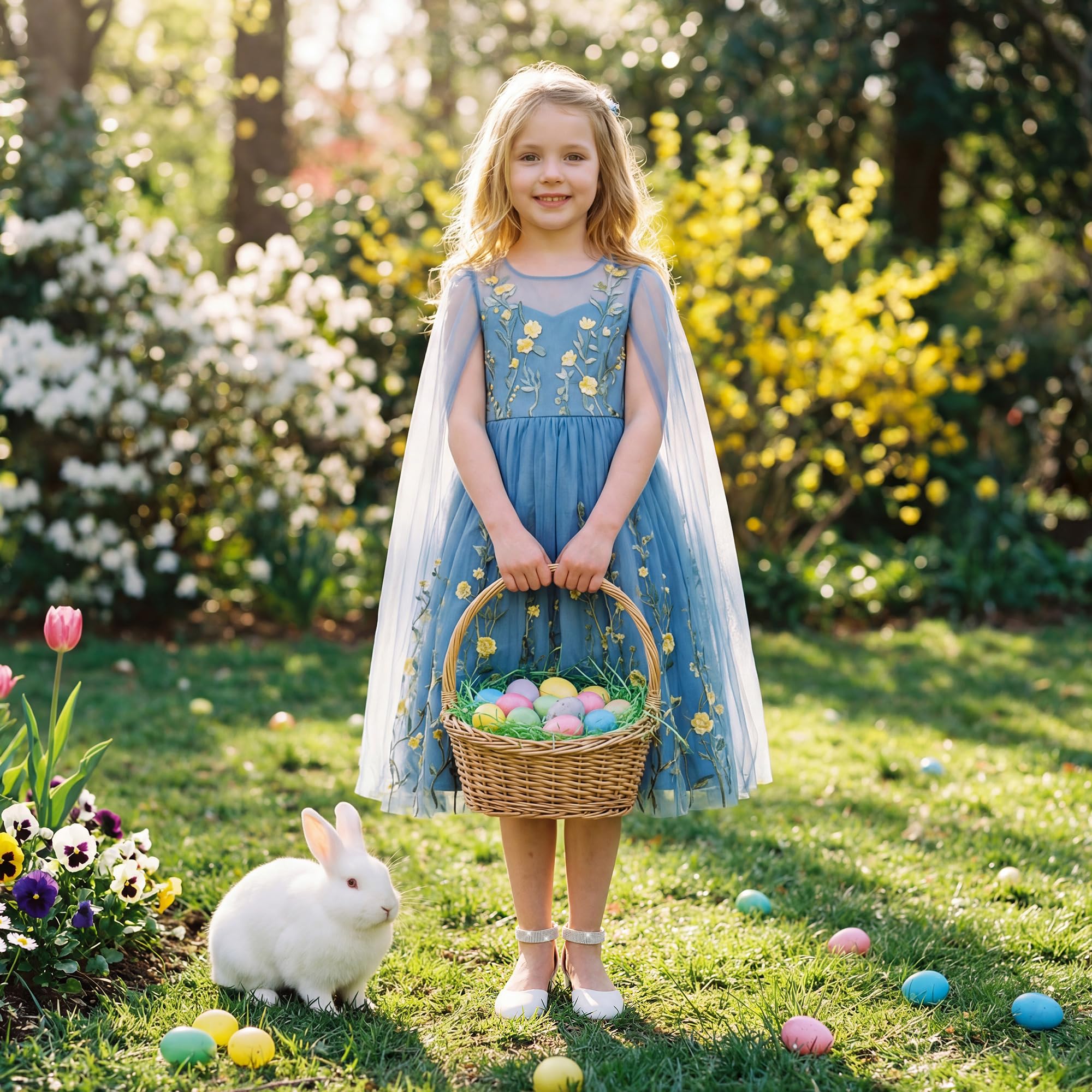 LAURMOSA Mädchen Pumps mit Strass Riemchen Stöckelschuhe Kinder Geschlossene Zehenkappe Festliche Schuhe für Hochzeit Party Geburtstag