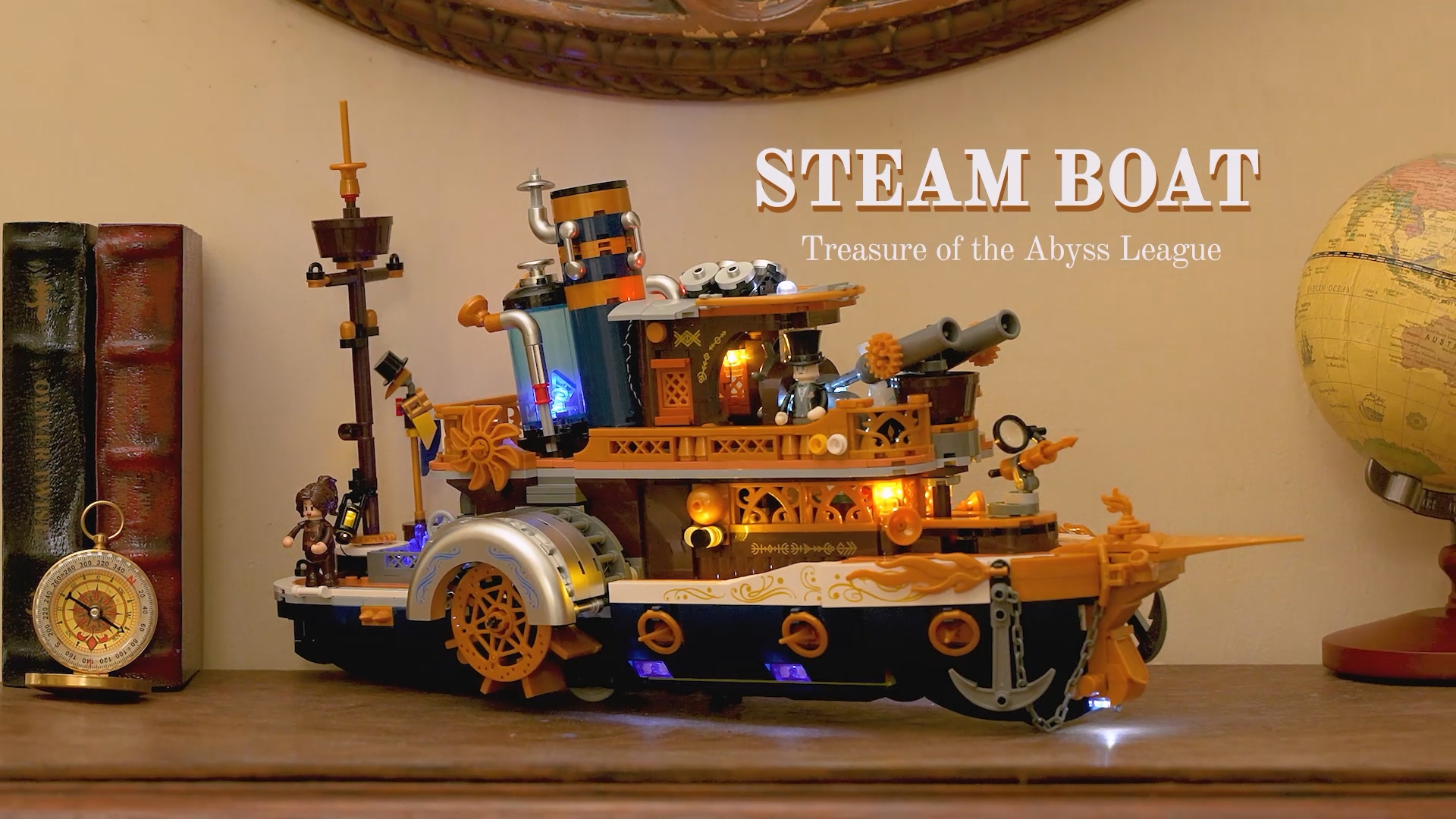 Amazon.com: Lumibricks Steampunk Steamship Lighting Building