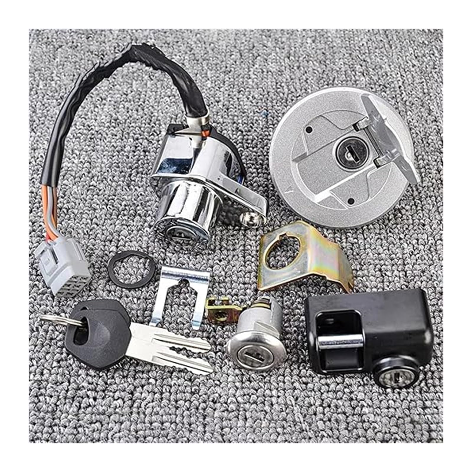 Interruttore Di Accensione Blocco Interruttore Accensione Carburante Serratura Sella Chiave Per Suzuki Per VZR1800BZ Per VZR1800B Per Boulevard Per M109R BOS 37000-49891 37000-48890
