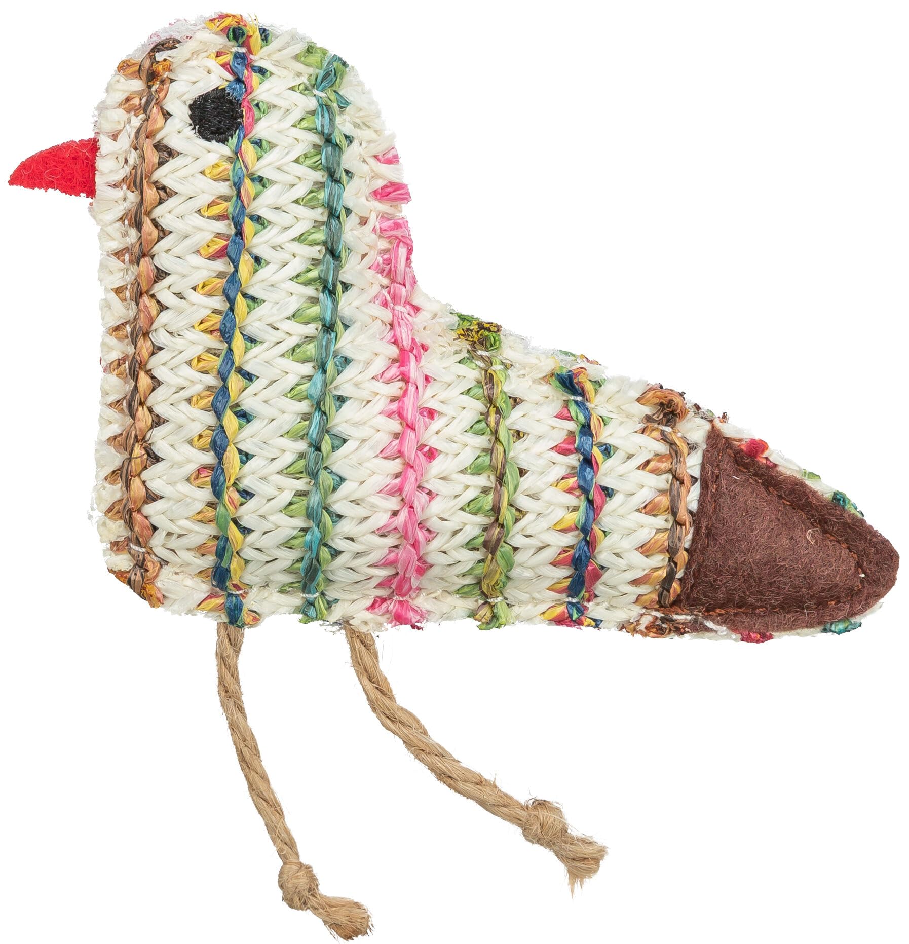 TRIXIE Plush Bird Toy For Cats, 11 Cm, Soft Cat Toy For Shared Play And Fun - 45473