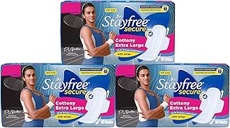 Secure Extra Large Cottony Soft Cover Sanitary Pads For Women Combo, 20s X 3 (60 Pads) (Pack of 3)