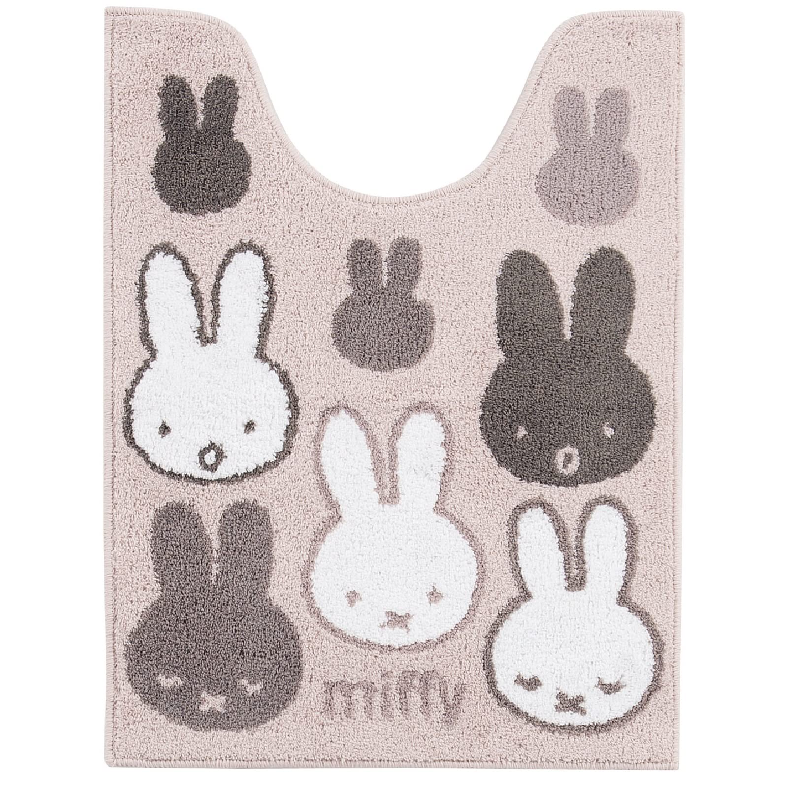 Senko Miffy Surprise Miffy 65345 Toilet Mat, Long Length, Approx