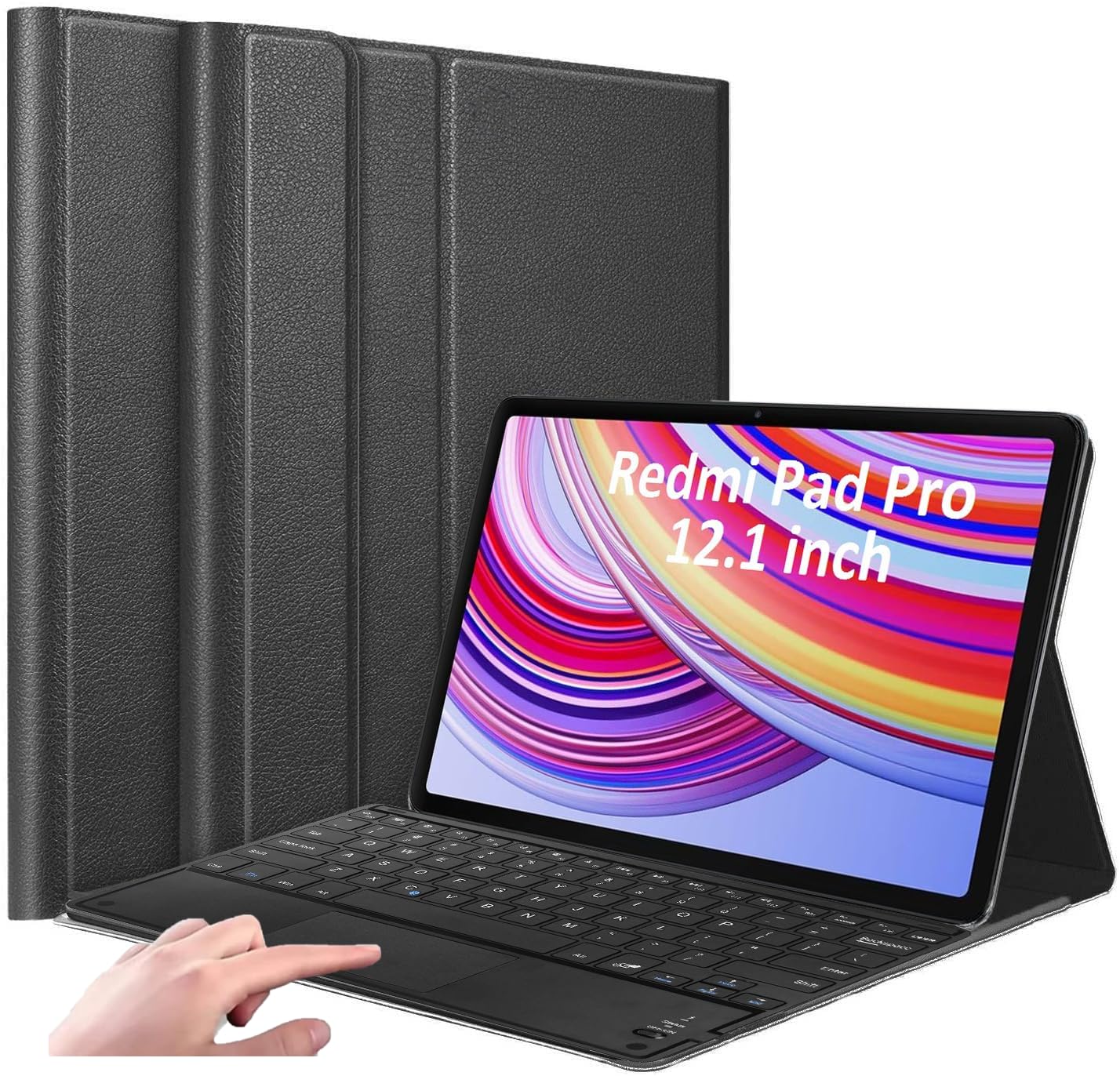 Keyboard Case for Redmi Pad pro 12.1Inch with Detachable Wireless