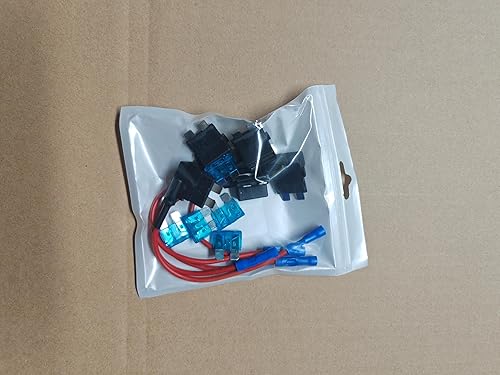 Miniatura 9 de Adaptador TAP de fusible para añadir un circuito de calibre 16 para automóvil y camión automotriz para tipo de hoja estándar regular + 5 fusibles