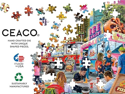 Miniatura 5 de Ceaco - PD Moreno - Festival de camiones de comida - Rompecabezas de 500 piezas