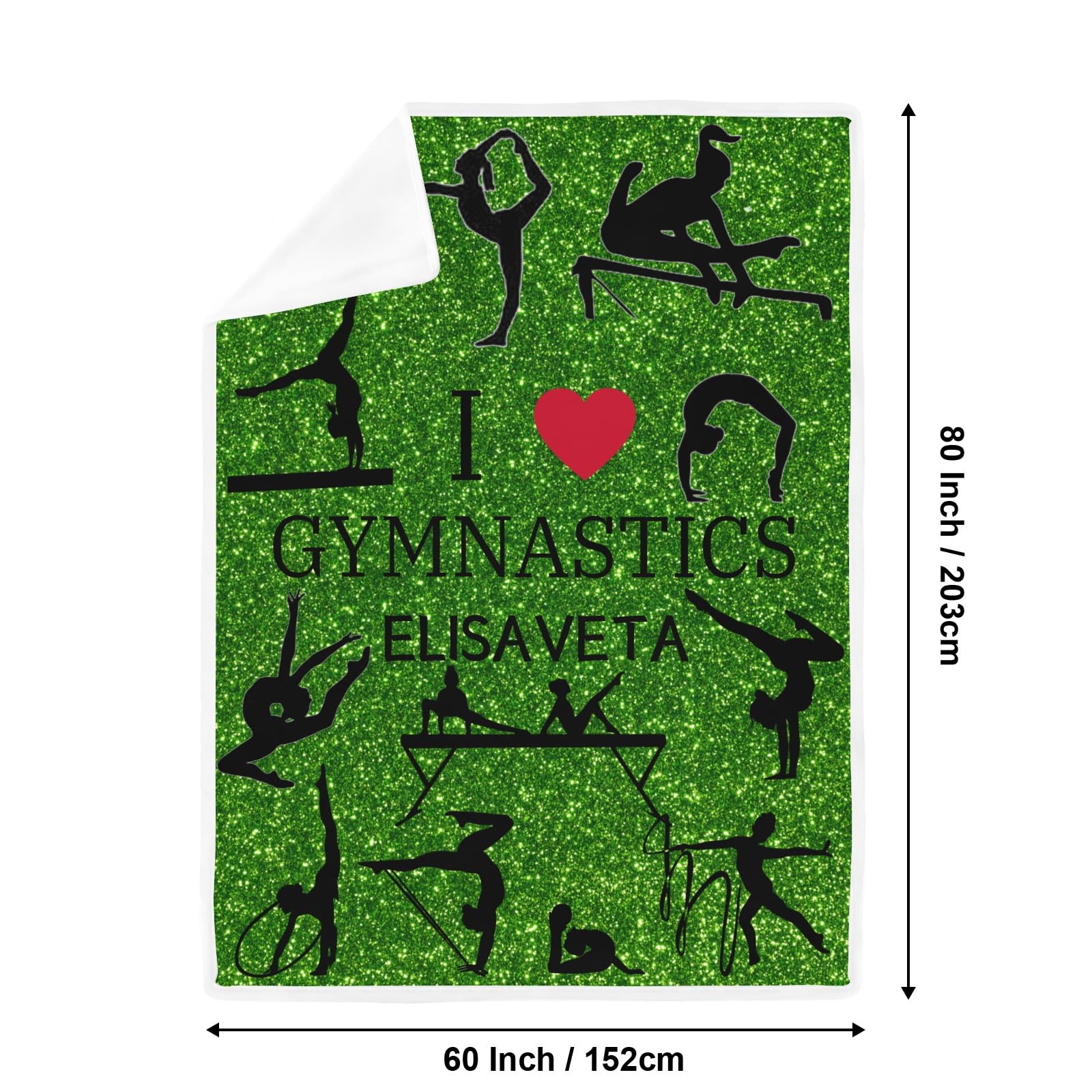 GoTussWO Custom Forest Glitter Weighted Blanket Cooling Laye, Keep Cooling All Night,30x40Inch