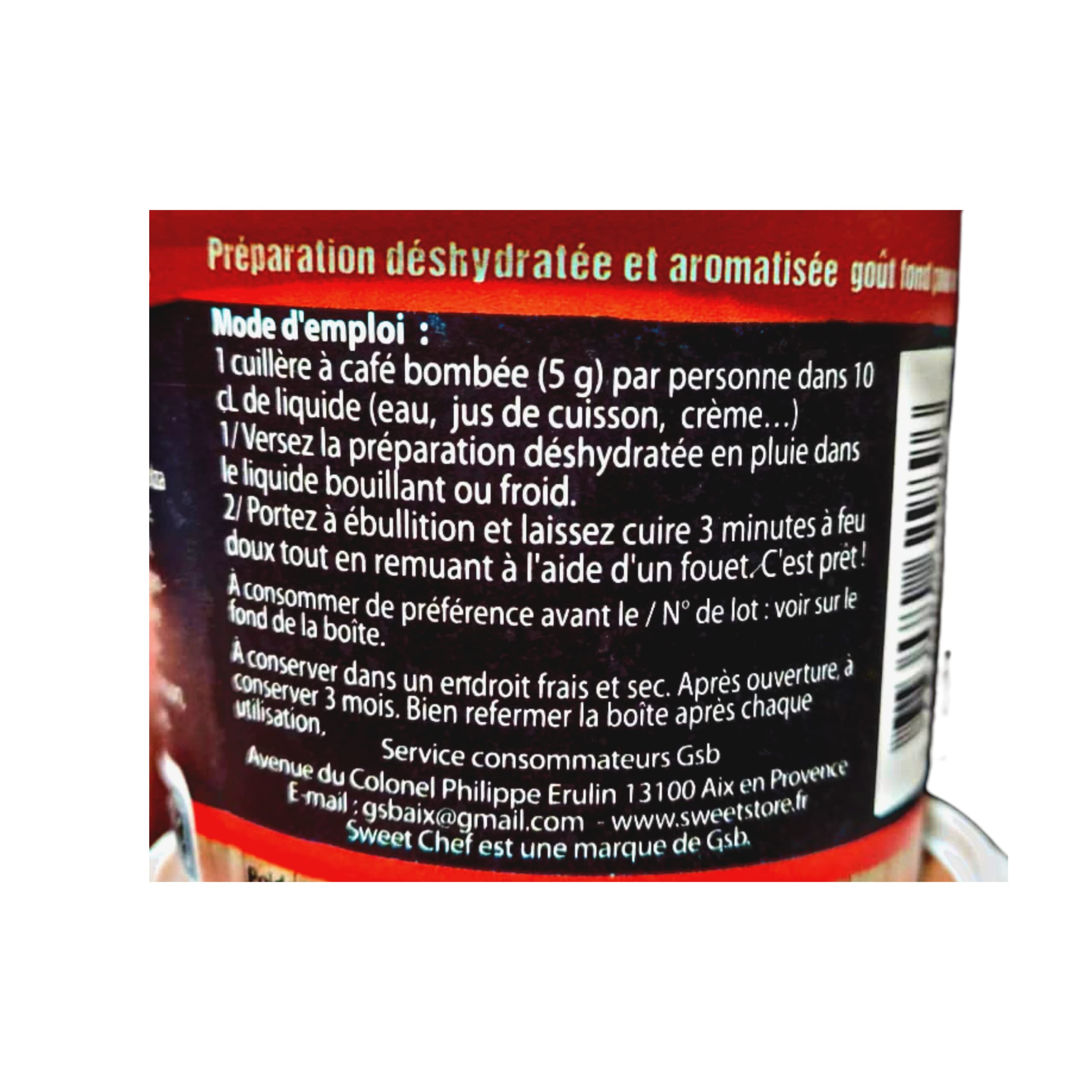 FOND VEAU HALAL POUR SAUCES ET CUISSON (FOND GOÛT VEAU)