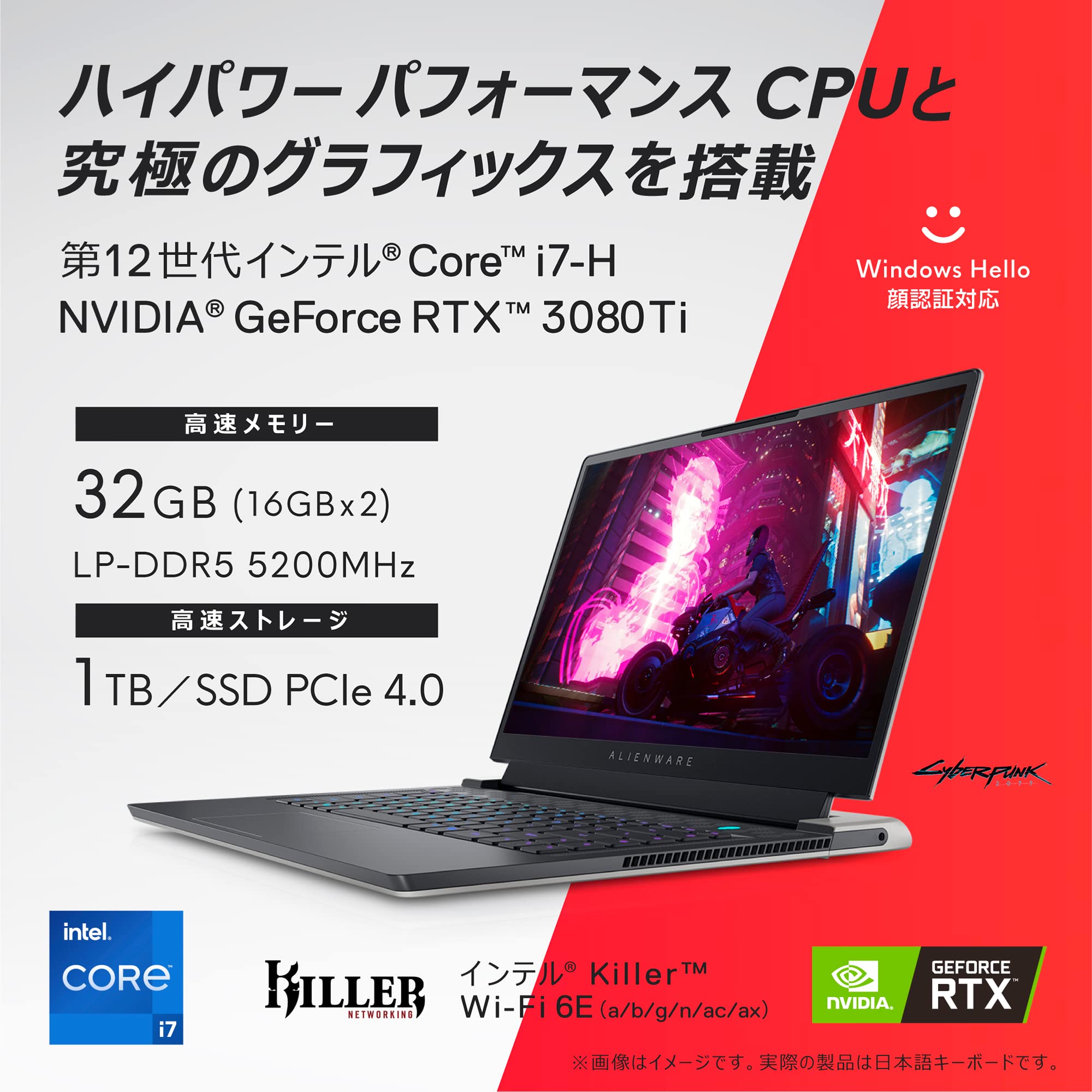 Amazon.co.jp: Dell Alienware x15 R2 ゲーミングノートパソコン 