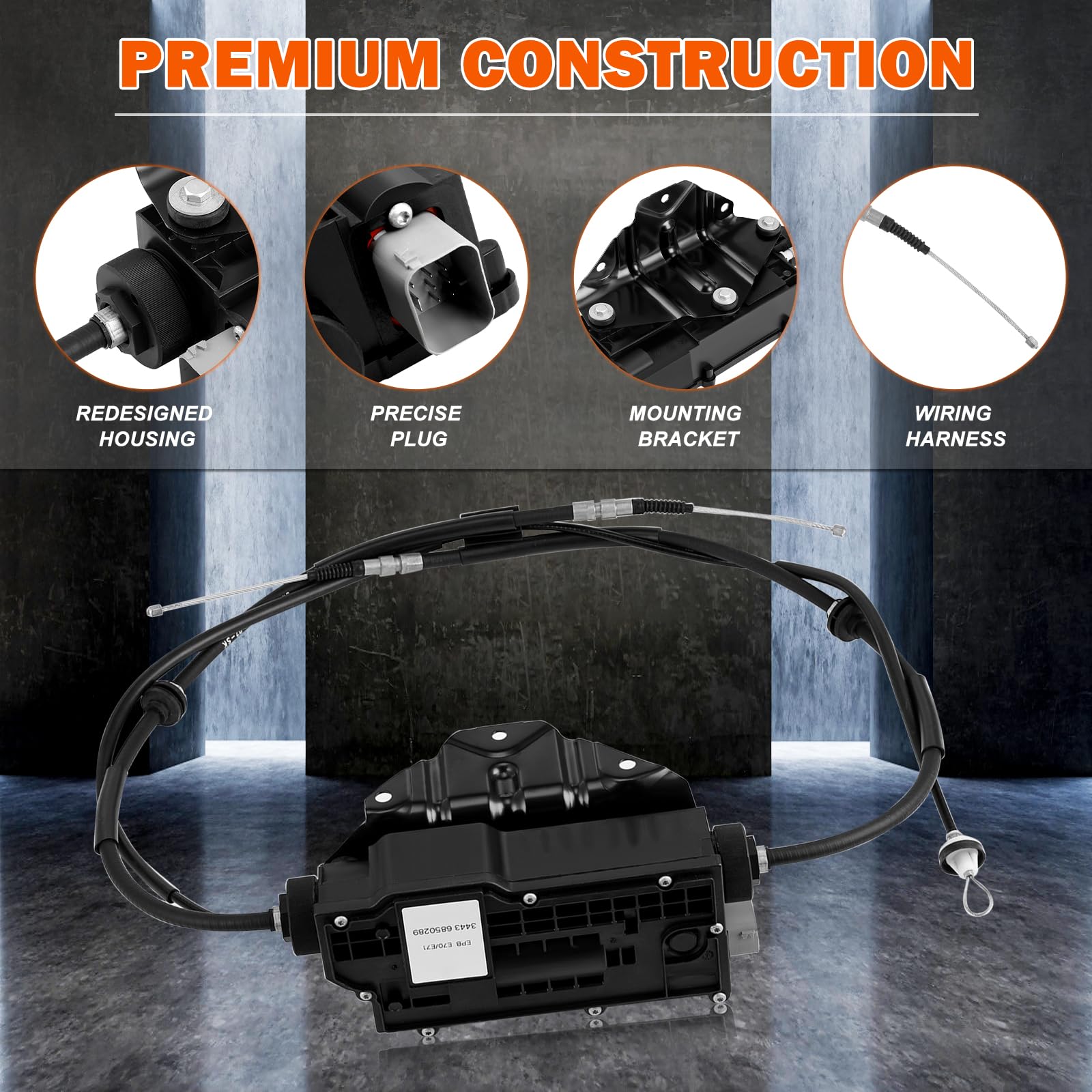 Unidad de control de actuador de freno de mano de freno de estacionamiento eléctrico para BMW X5 E70 2007-2013, para BMW X6 E71 E72 2008-2014#34436850289 34436788556 34436788968 3443679968