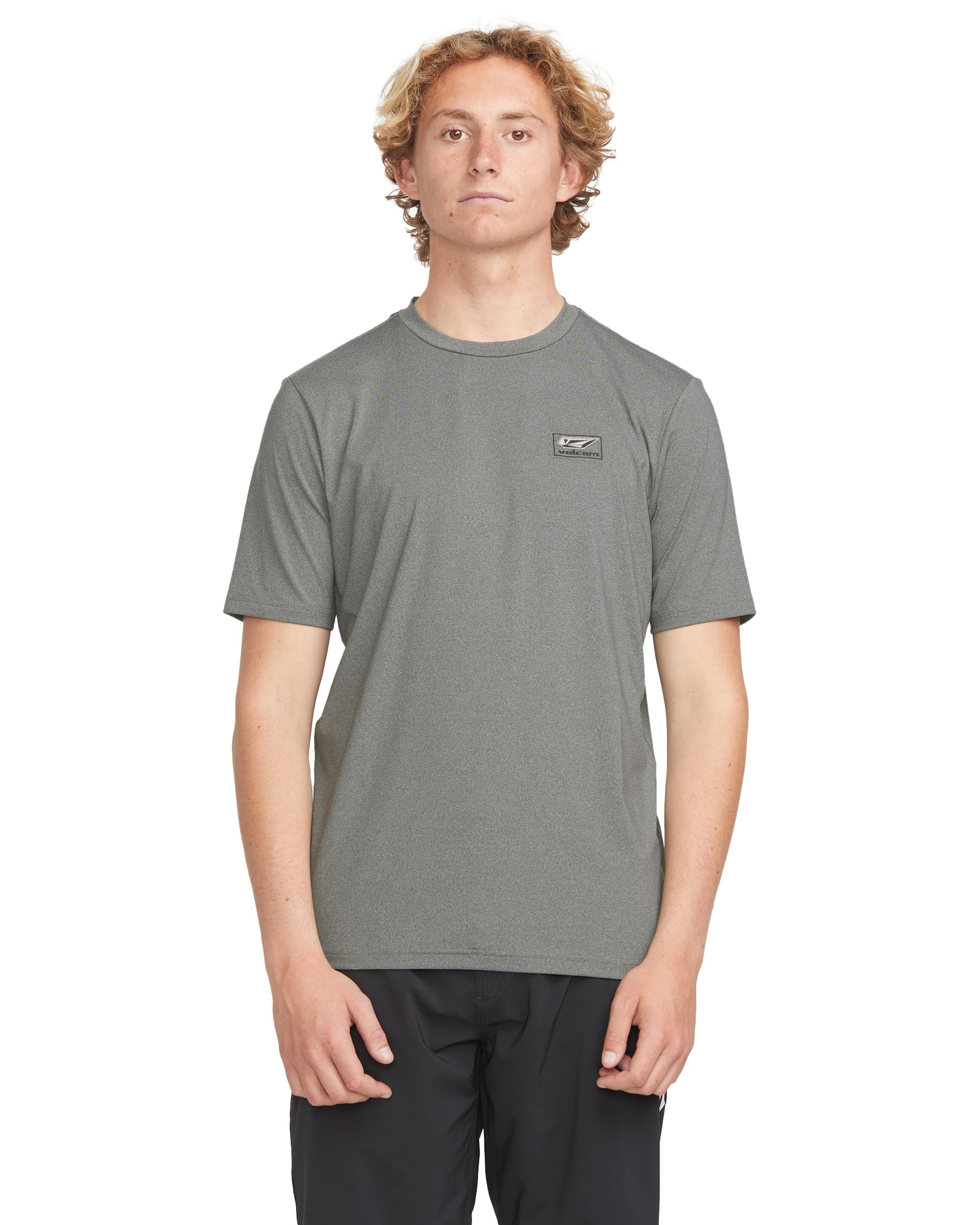 Volcom Stone Stamp - Camiseta de Manga Corta con Protección UPF 50+ Camisa de protección de Sarpullido Hombre