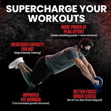 TrainingMask 3.0 مدرب تنفس الأداء - قناع تدريب الارتفاع - القدرة على التحمل ، الأداء ، قناع الجري الارتفاع ، مثبت سريريًا وبراءة اختراع