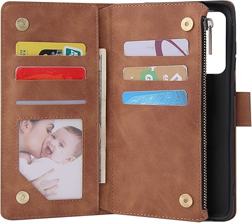 Miniatura 7 de Asuwish Compatible with Samsung Galaxy S20 Ultra Glaxay S20ultra 5G Wallet Case Tempered Glass Screen Protector and Flip Cover Card Holder Cell