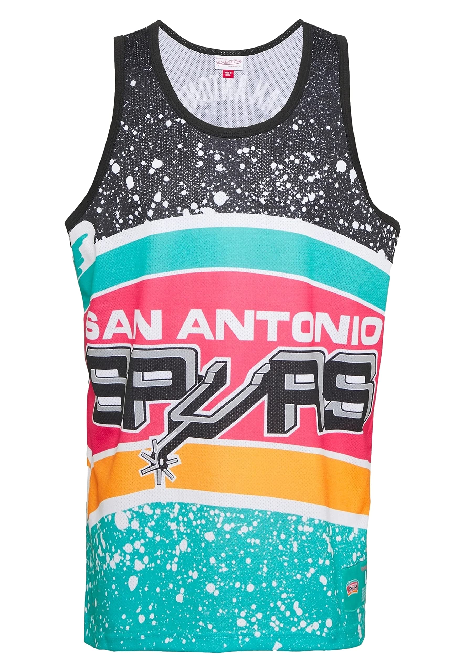Mitchell & Ness NBA Jumbotron Sublimated Tank San Antonio Spurs