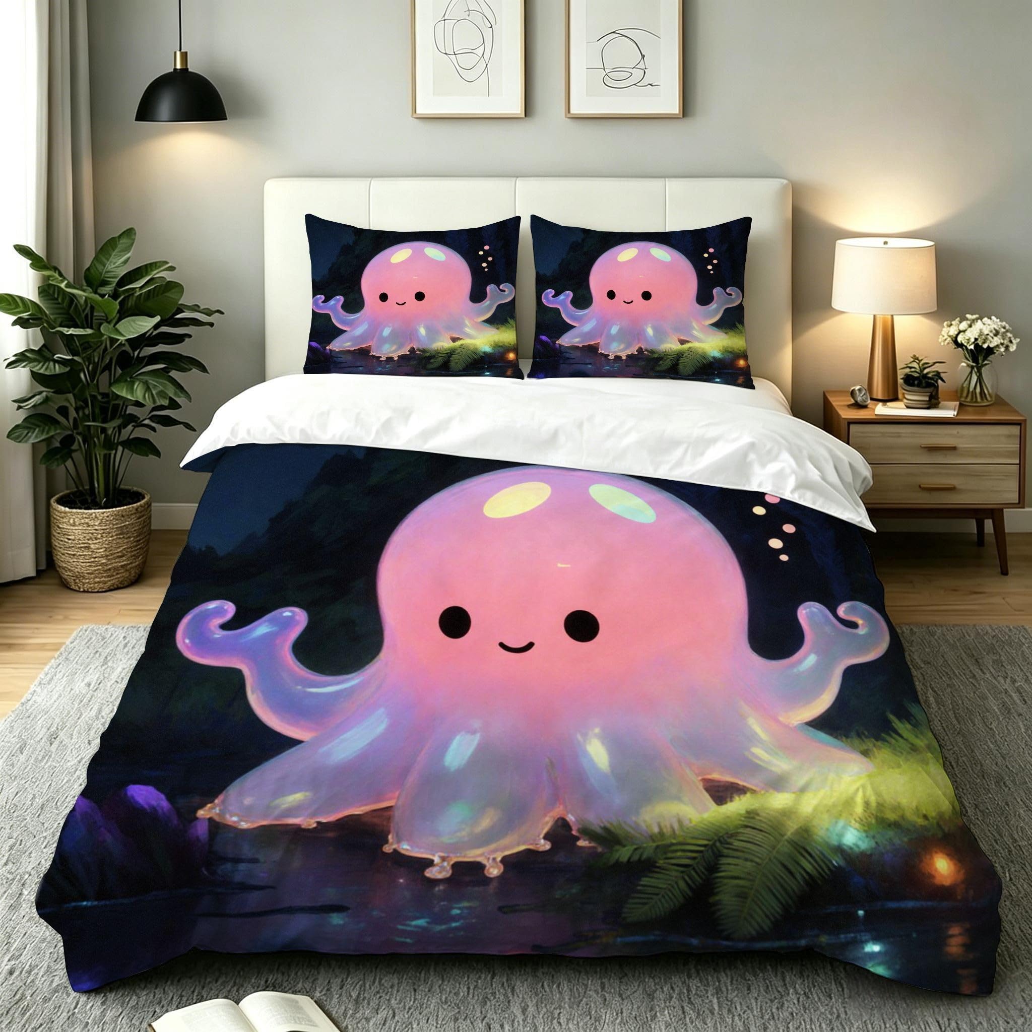 Housse de couette 160x200 anti-plis facile à enfiler avec fermeture éclair
