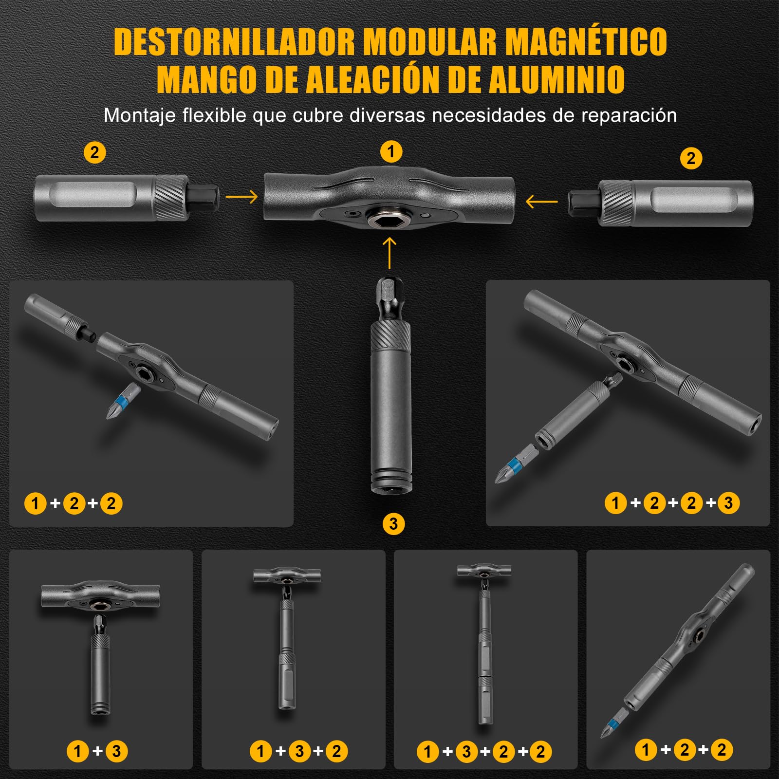 HYCHIKA 24 in 1 Ratchet Screwdriver Set - Image 4