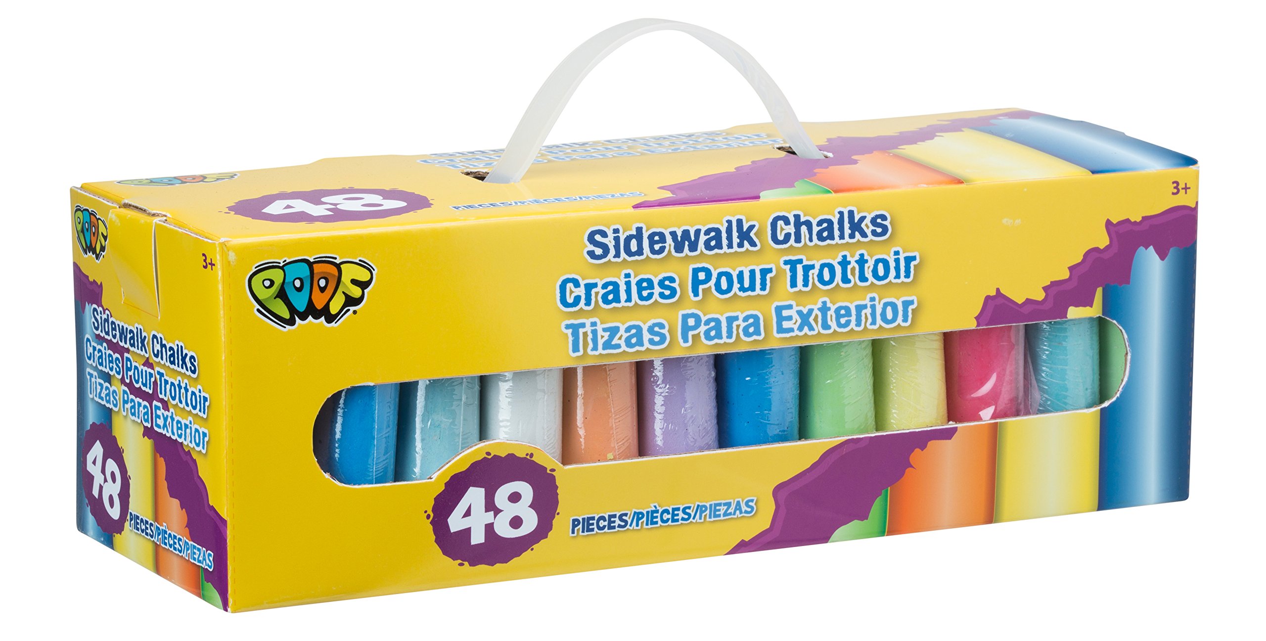 POOF48-Piece Sidewalk Chalk