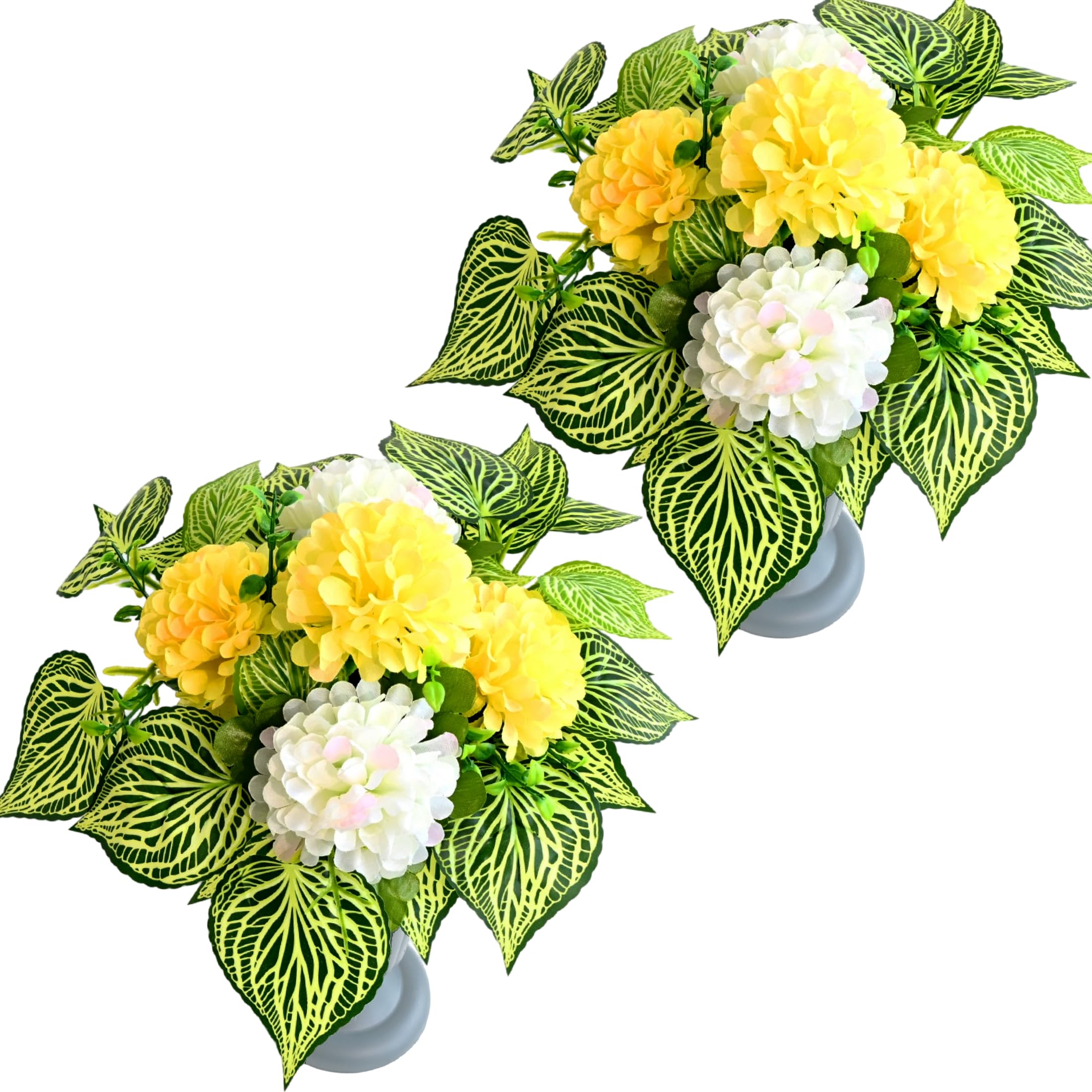 4Pcs Artificial Flowers Plants for Indoor Outdoor fake flower for bud vases