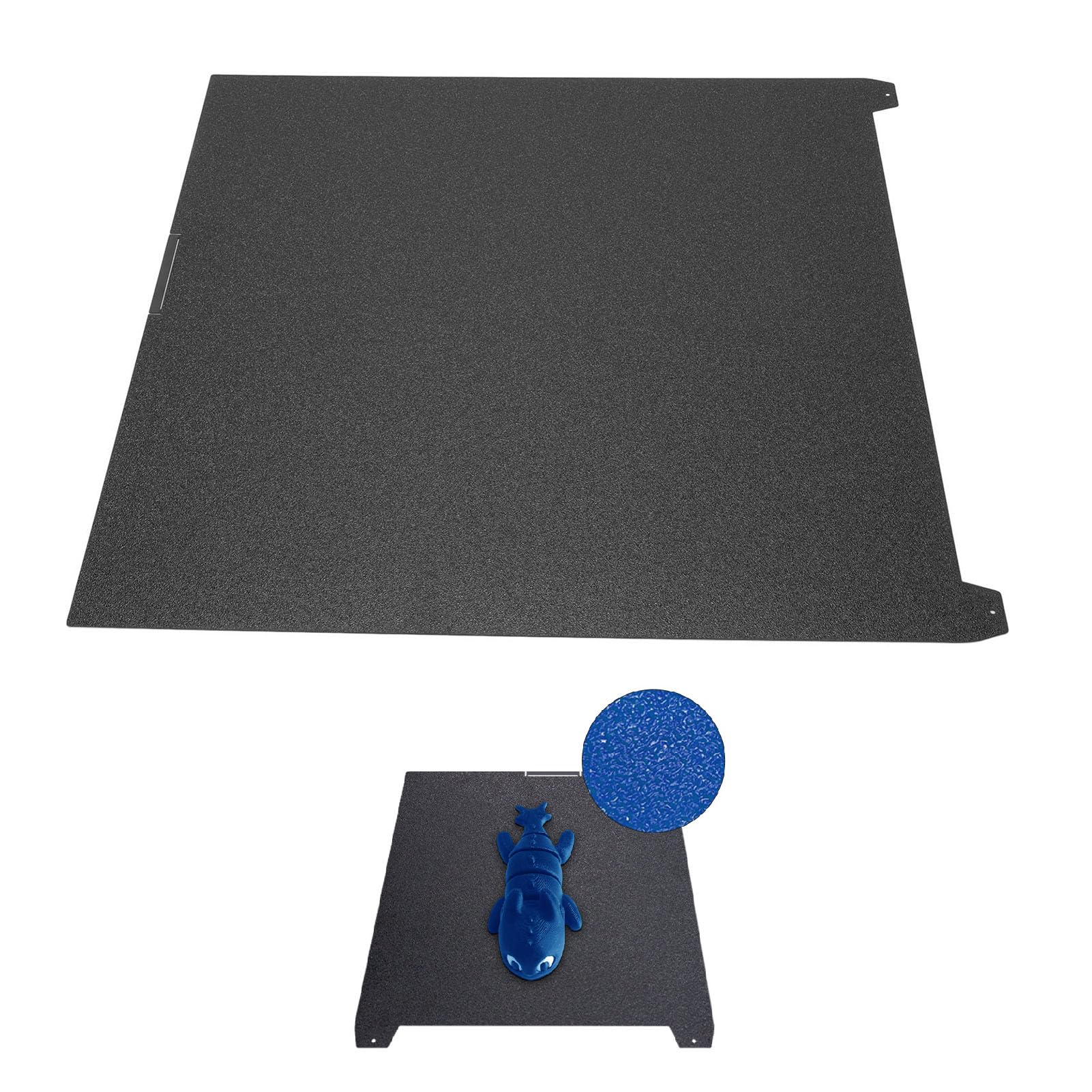 K2 Plus Build Plate Arkusz PEI, 370x370 Mm Elastyczne Powierzchnie Sprężyny Doskonałe Opór Ciepła Łatwa Ekspres Model Platformy Drukarki 3D dla K2 Plus Drukarka 3D