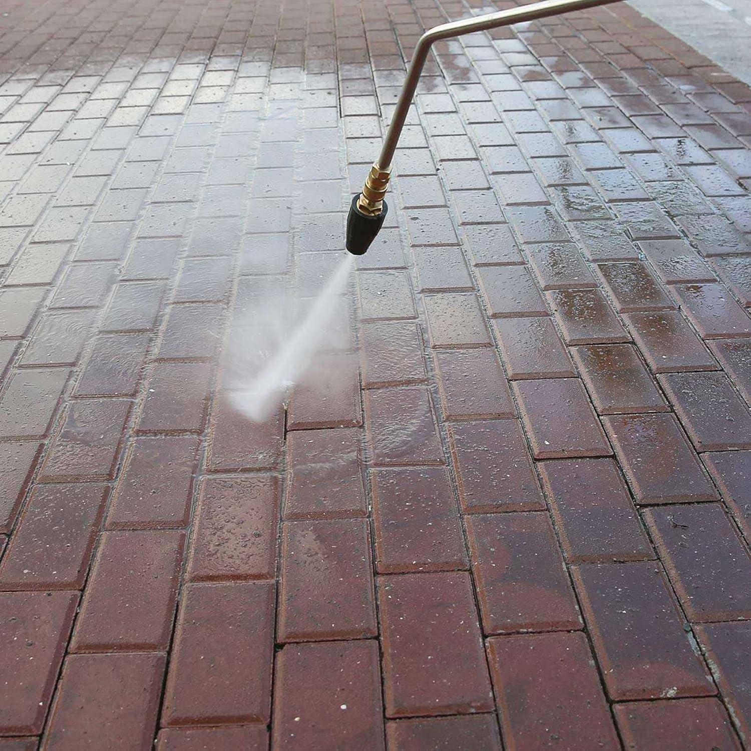 4Xユニバーサル圧力洗浄機ターボノズル高圧出口フィッティングロータリー3.0オリフィス1/4インチクイックコネクト