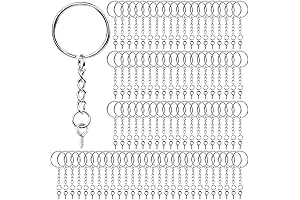 Flasoo Resin Keychain Accessories Kit for DIY Crafting