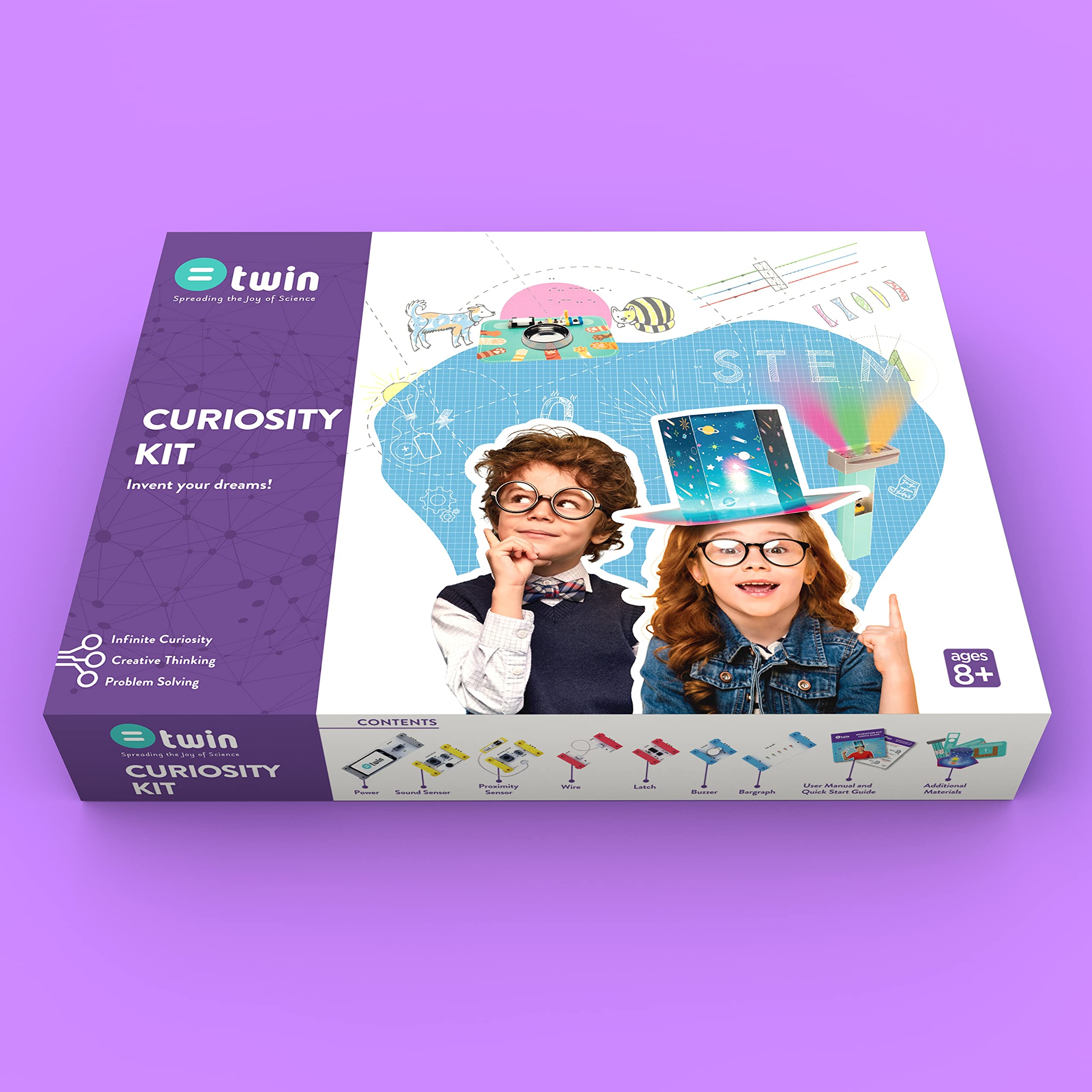 Twin Science Educational Hands-on Stem Curiosity Kit- for Kids' Interactive Science Projects