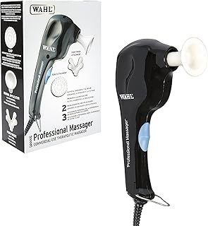 Wahl Professional Massager, 3 Therapy Attachment Heads, Powerful, Lightweight and Quiet for Professional Barbers and Styli...