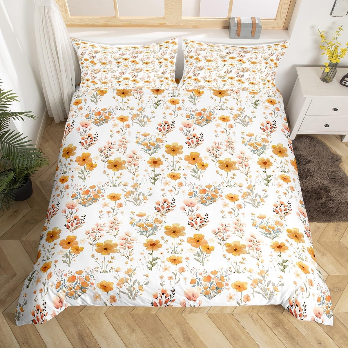 jejeloiu Kids Seahorse Duvet Cover Toddler Size, Ocean Comforter Cover Sea Underwater World Bedding Set Boys Girls Marine Life Sealife Bedspread Cover Bedclothes Zipper (No Comforter)
