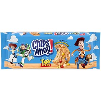 CHIPS AHOY! with Disney and Pixars Toy Story Crunchy Candy Blasts Fudgy Chocolate Chip Cookies, Special Edition, 9.5 oz