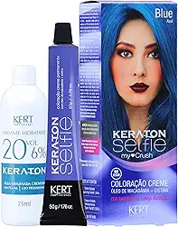 Keraton Coloração Selfie My Crush 50G E 75Ml Blue/Azul