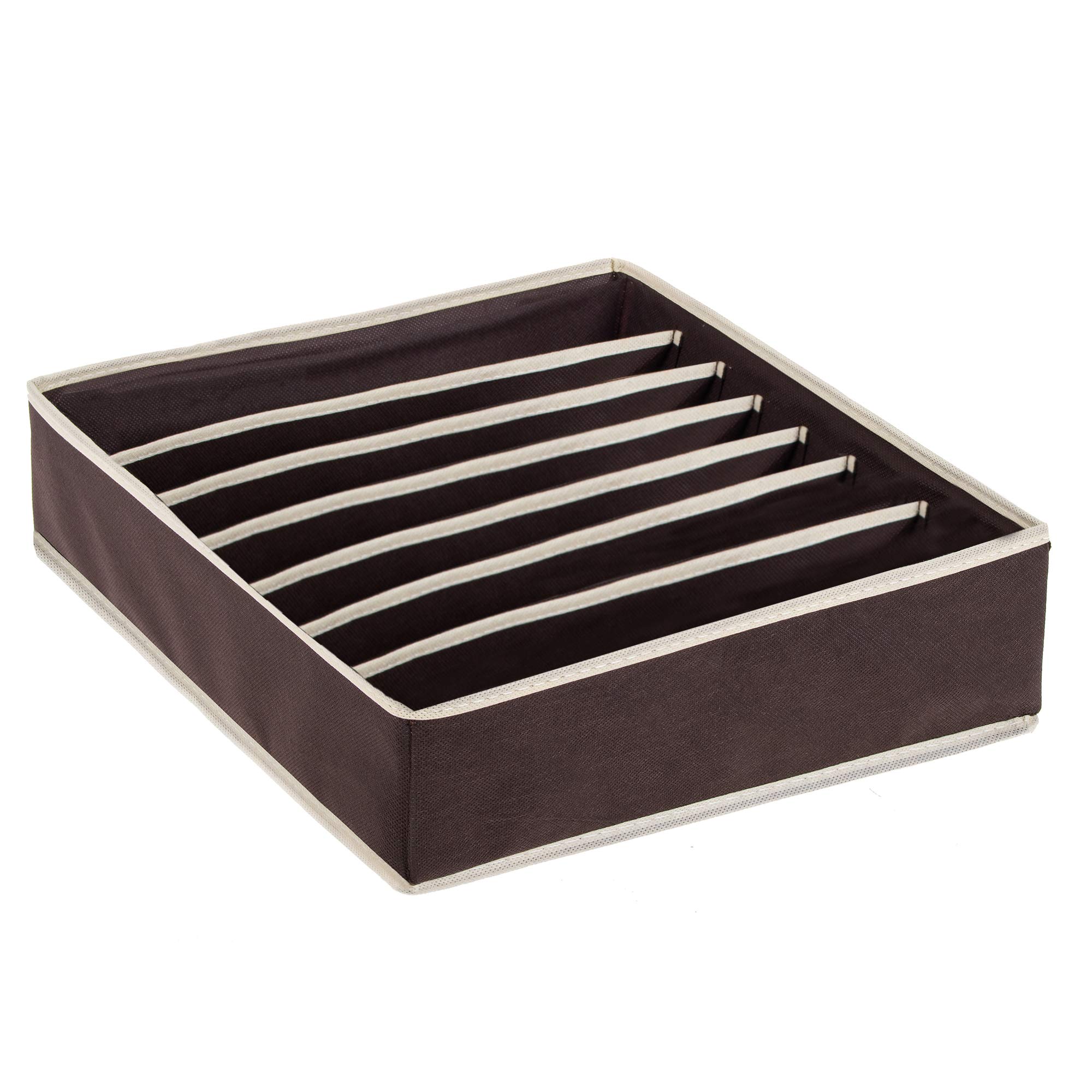 SPRINGOS Scatole di immagazzinaggio 24 celle Cassetto organizzatore per calzini cravatte biancheria intima piccoli accessori Sistema di organizzazione cassetto pieghevole per l'archiviazione Grigio Ca