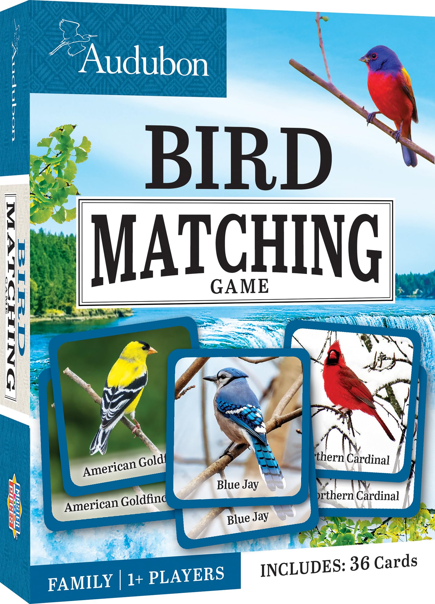 Masterpieces Gioco di carte Audubon con licenza ufficiale per bambini e famiglie