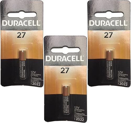 DURACELL 3X MN27 Alcalino 12V Batería Abridores de garaje sin llave Remotes Fobs