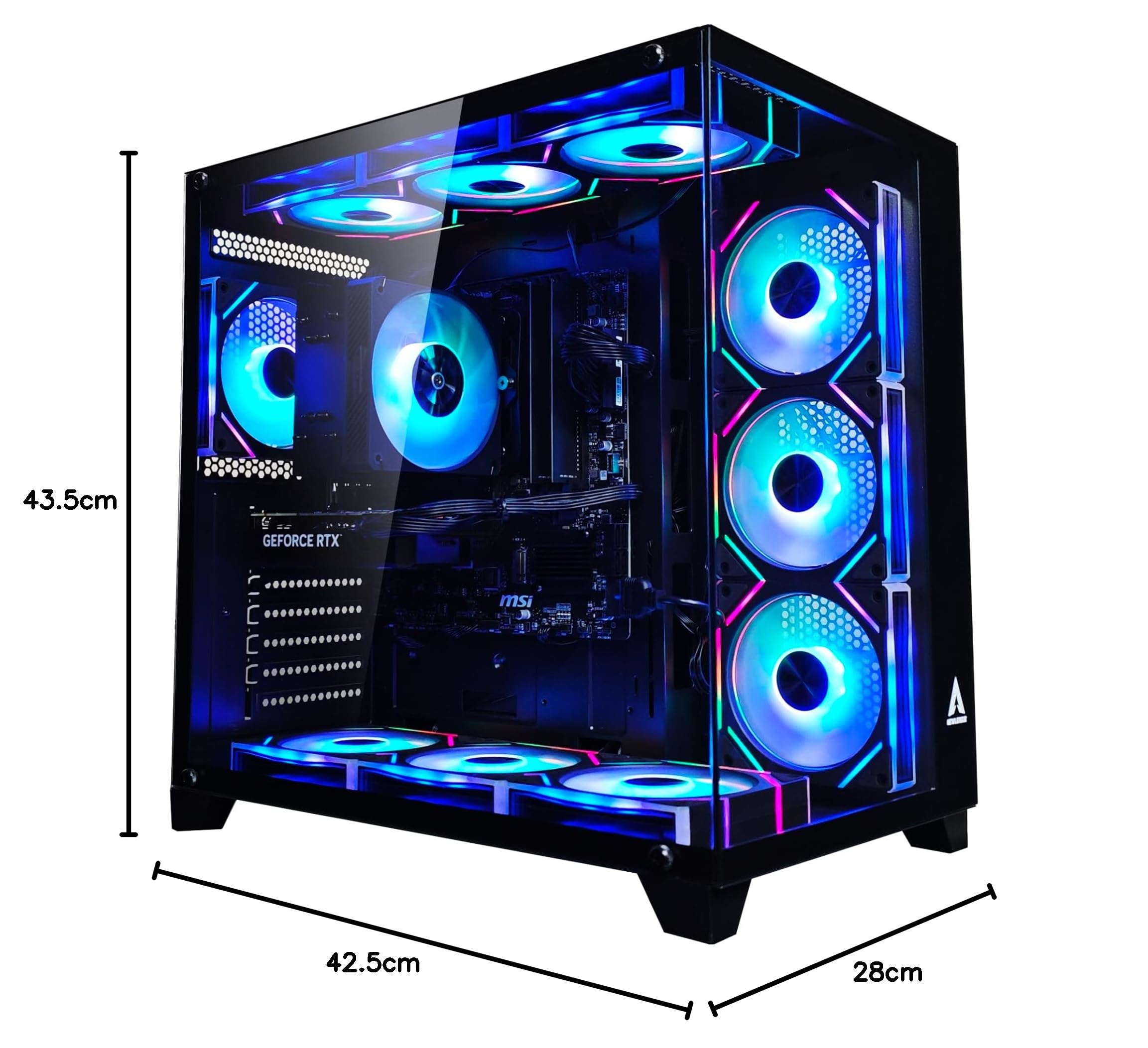 Amazon.co.jp: NEW LEAGUE AGILE G7 ミドルタワー型PCケース [強化