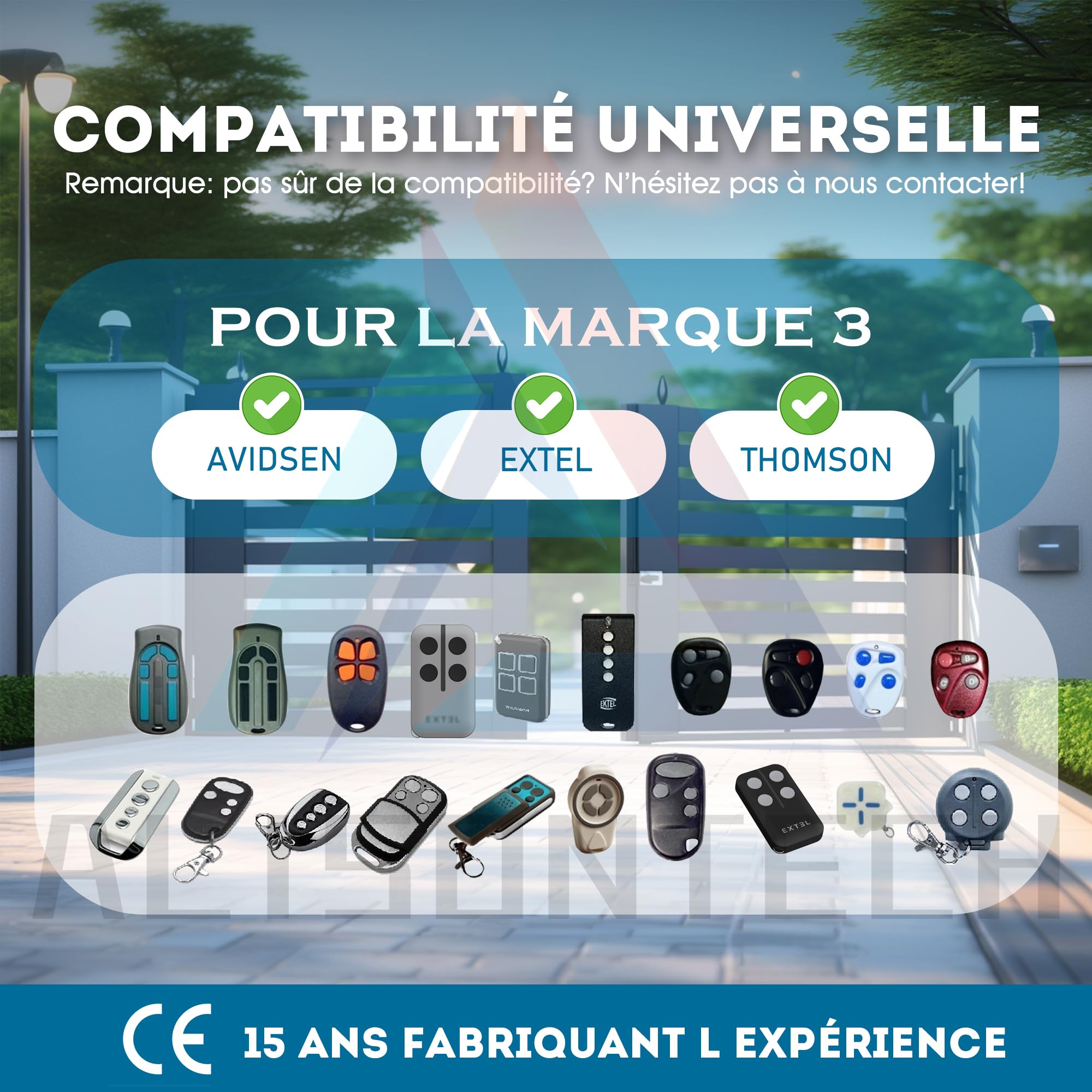 Telecomando Avidsen Per Portale Garage - 2 Pezzi, Garanzia 3 Anni, Portata 50 Metri - Foto 8