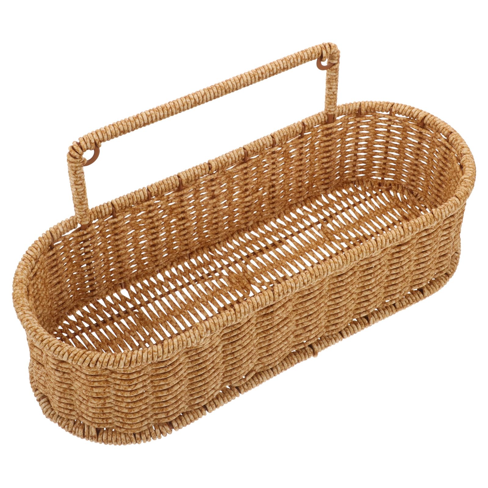 Cesta colgante de plástico con diseño retro ventilado de pared