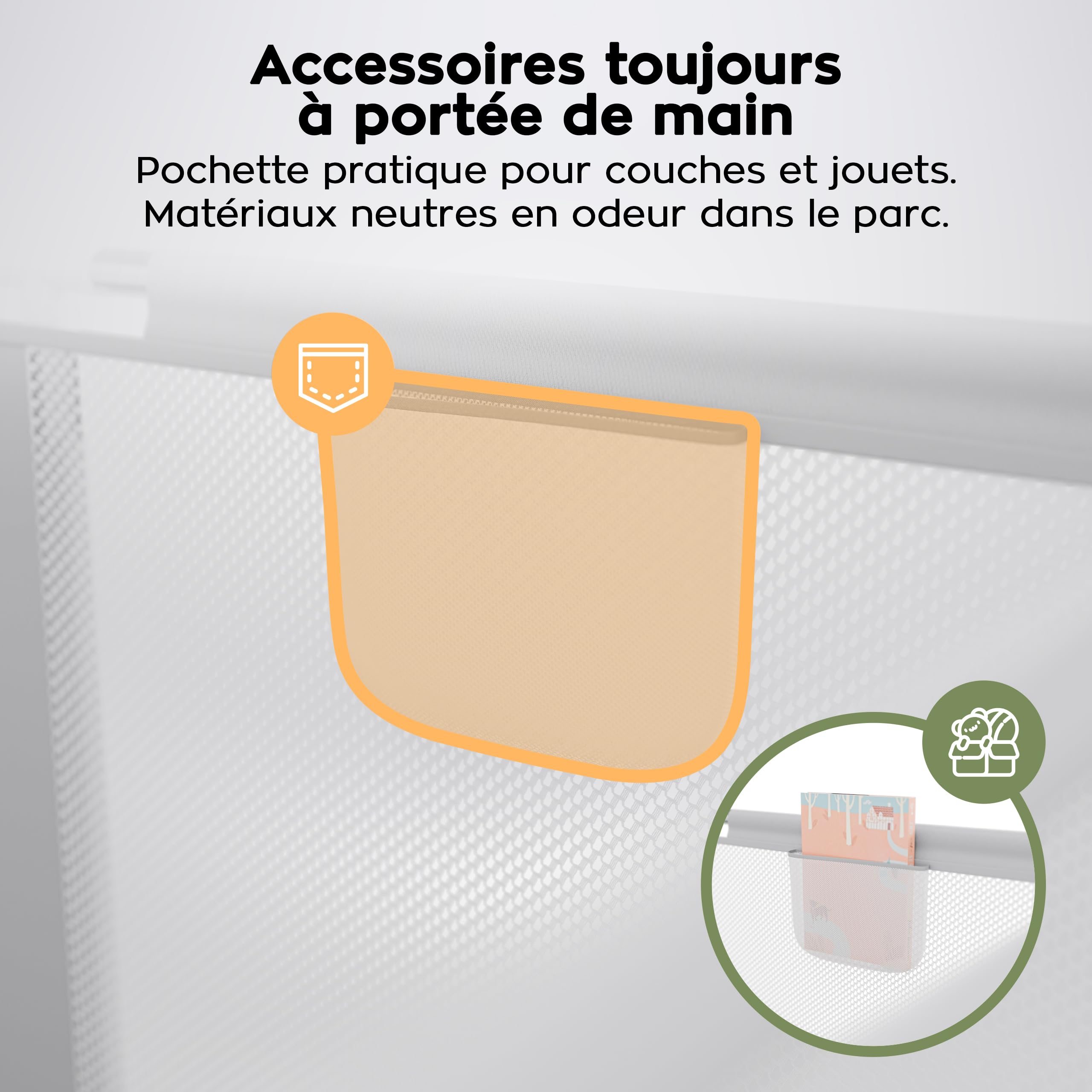 Tulano Cozy 25 – parc bebe xxl – parc enfant pour usage intérieur et extérieur – structure métallique stable – parois en maille – entrée zippée - Sac de Transport – 150x180-6 à 36 mois - Gris