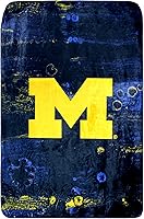Vista 1 de College Covers Everything Comfy Michigan Wolverines Manta Suave de Tiro Color Swept, 42" x 60
